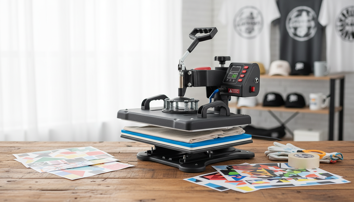 12x15 5-in-1 Heat Press for Fast Sublimation Transfers