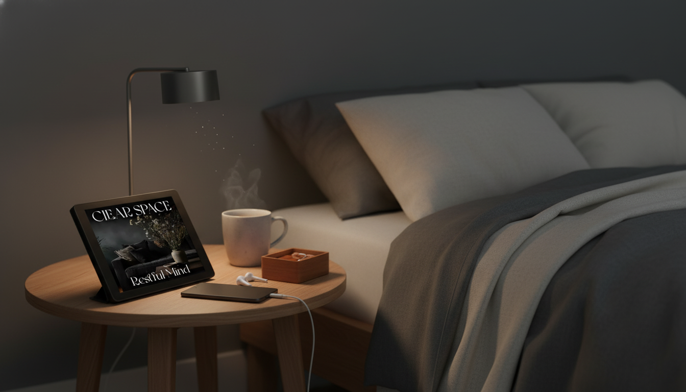 Declutter Tonight for Better Sleep: Bedroom + Phone Reset