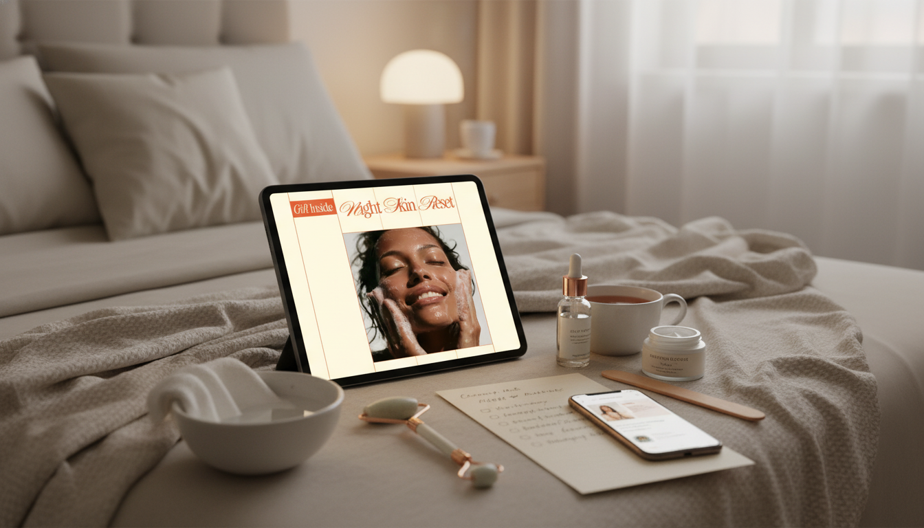 Night Skin Reset: 10-Min Evening Routine for Calm Glow