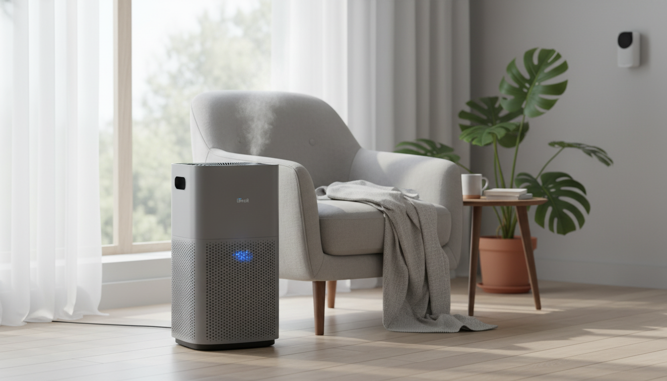 Smart Wi‑Fi Air Purifier for Large Rooms: Alexa + PM2.5